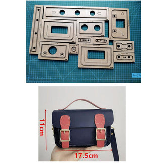 Wood Cutting Die Leather Messenger Bag Craft Laser Mold Handmade Leather Goods Dies Template Suitable For Die Cutting Machine