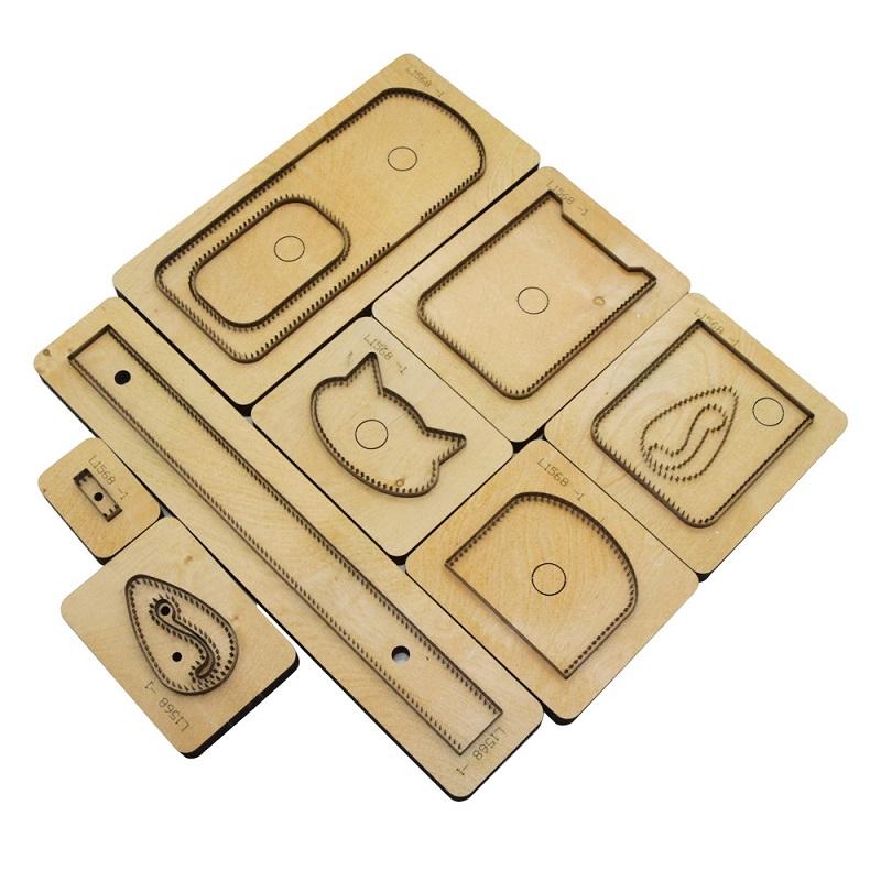 SMVAUON Wood Die Cutting Diy Mold For Cute Card Package Laser Cutting Dies New Die Cut Leather Tools 2021 New Metal Dies