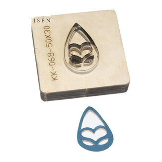 Cutting Mould Water Drop Japanese Steel Knife Leather Earring  Leather Decorative Earring Template Die Cutting Machine