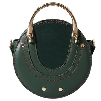 Christmas gift handmade DIY material bag handmade rivet small round bag