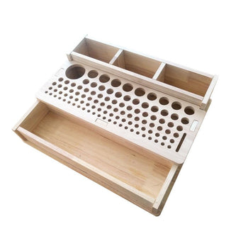 diy handmade leather tool rack leather carving printing tool storage table