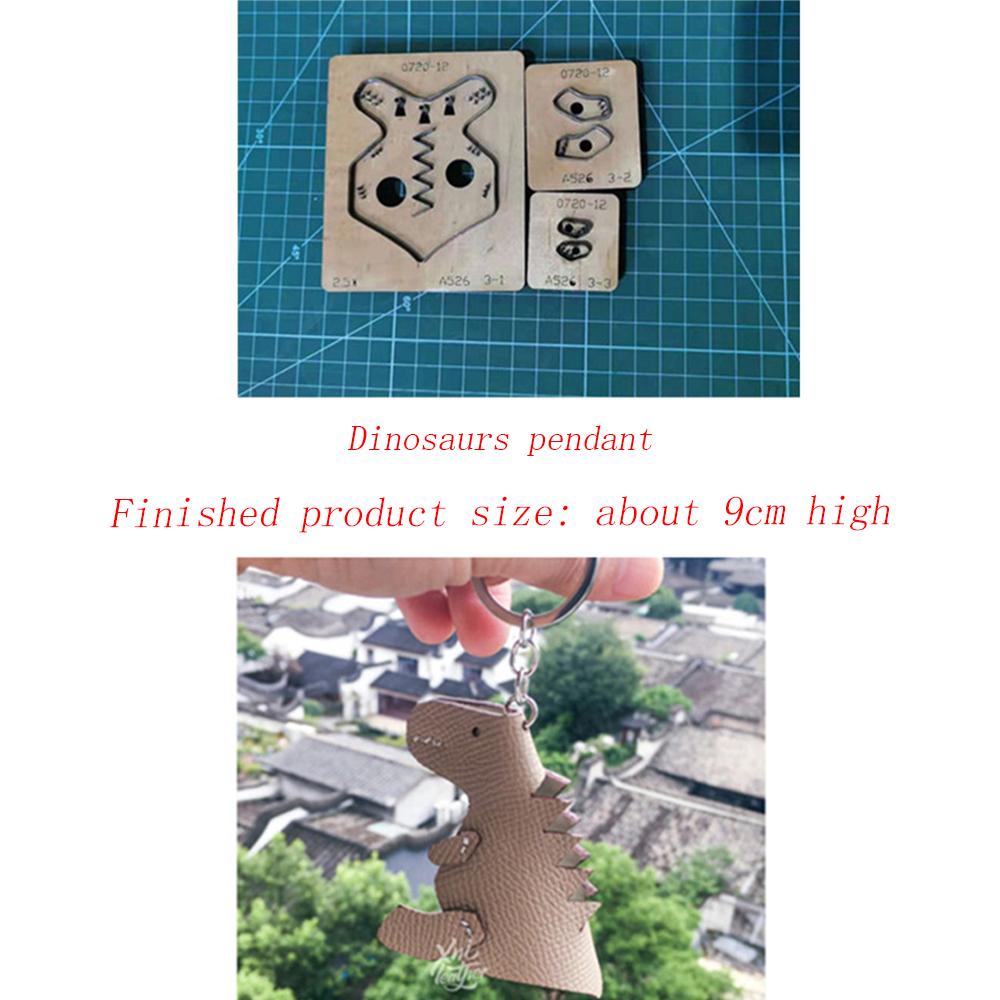 2021 New Dinosaur Pendant Cutting Die Wood Mold Decoration Non-woven Cutting Laser Mold Suitable For Die Cutting Machine