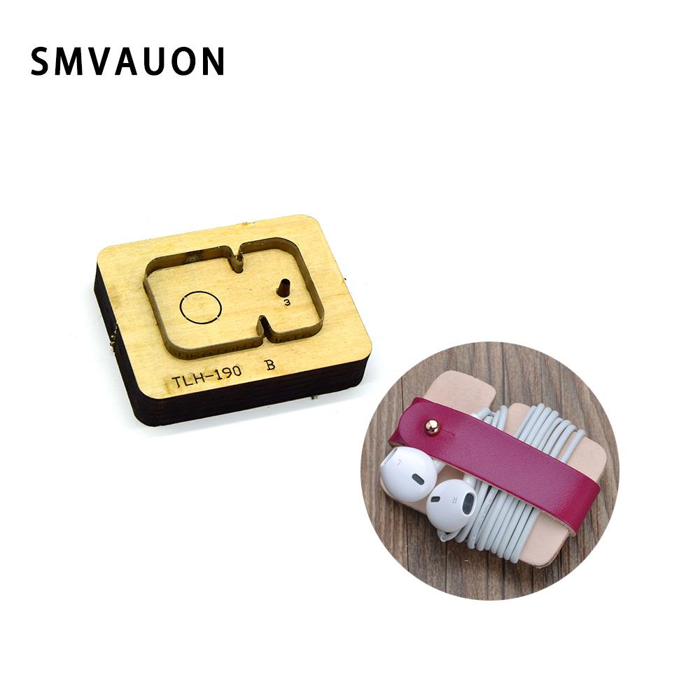 SMVAUON Scrapbooking cutting die decoration DIY New Jewelry Wood Die-cut Leather Cable Thread Steel Die Suitable for Die-cutting