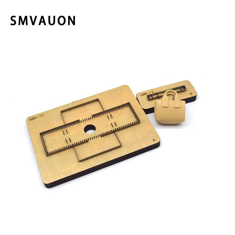 SMVAUON Cutting Die Customized Handbag Shape Punching Coin Holder Change Purse Small Wallet Cutter Mold Leather Knife For DIY