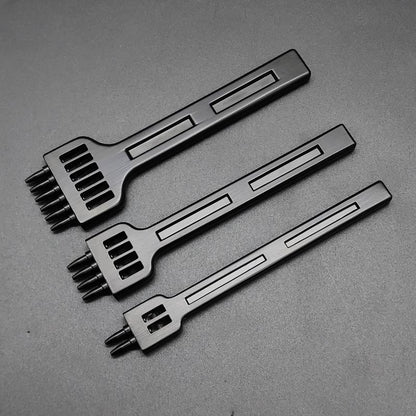 Diy Leather Tool Alloy Steel Row Punch Leather Punch Round Punch 4/5/6 Set Diamond Cut Punch Hand Stitch Threading Punch