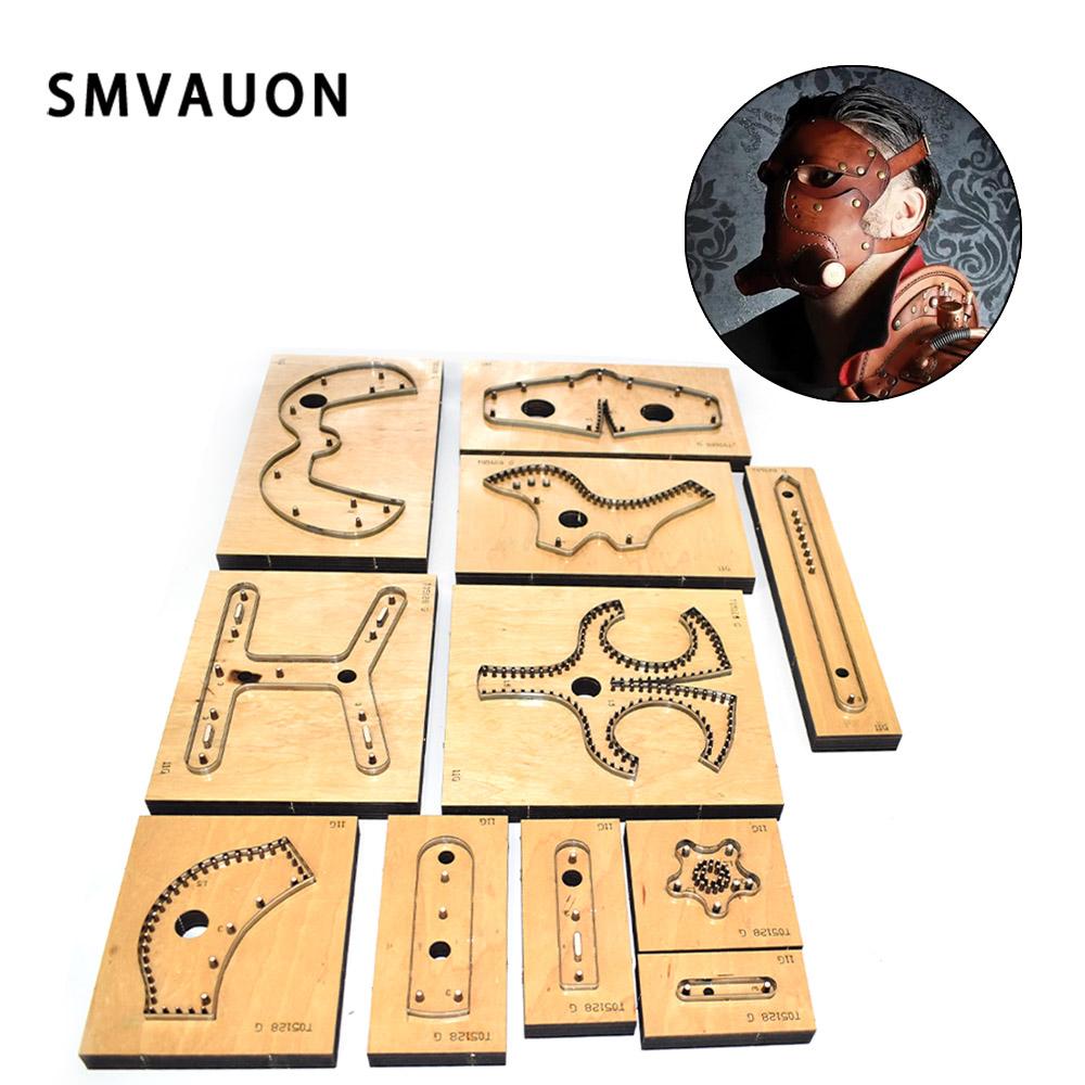 SMVAUON Wood Die Cutting DIY Mold New Dies For 2020 Creative Face Mask Laser Cutting Dies New Die cut Leather Tools Wood Die