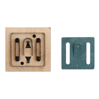 Leather Mold Belt Buckle Belt Buckle Leather Accessories Knife Mould Cutting Knife Mould  Handmade Diy Leather Cutting Template