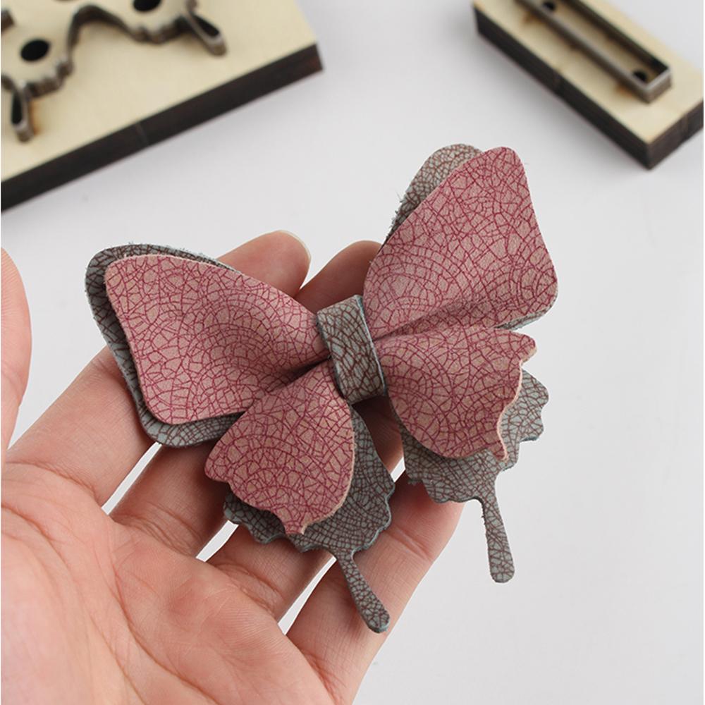 Diy Craft Swallowtail Butterfly Bow Wooden Cutting Die Making Decor Supplies Dies Template Suitable For Common Die-cutting Machi