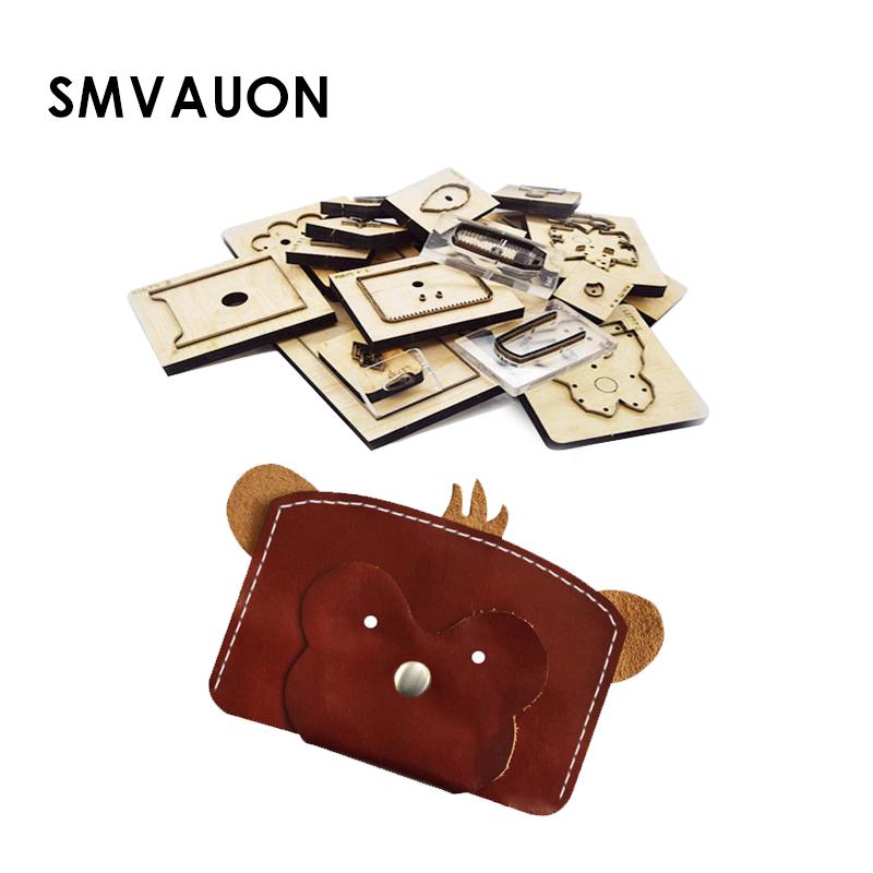 Handmade Wood Die Cutting Diy Leather Little Monkey Mold  For Card Package Cover Zero Wallet Handbag Leather Cutting Die Tool