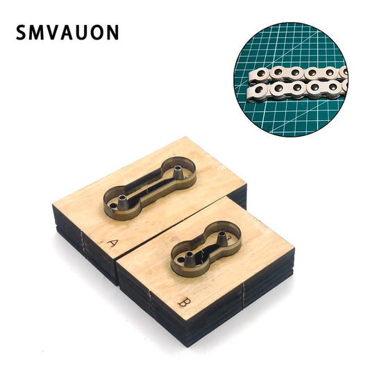 SMVAUON Chain Knife Mold Cutting Die Cutter Wooden Cutter Die Leather Craft Tool For Diy Bracelet Bag Strap