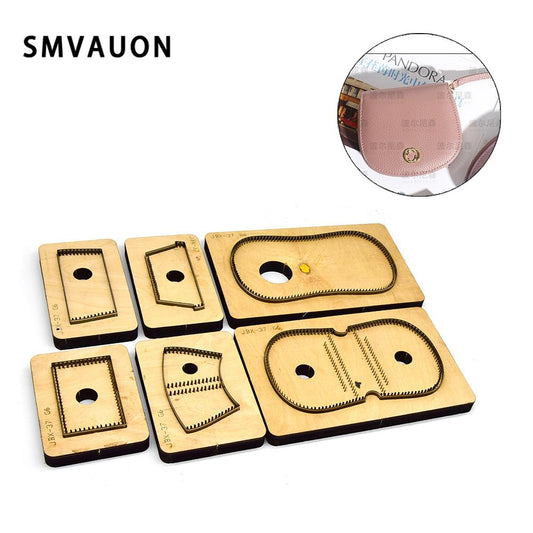 Women's Business Wallet Cutting Die Punching Tool Steel Card Bag Straight Wood Mold Leather Wallet Cutting Die Wood Mold