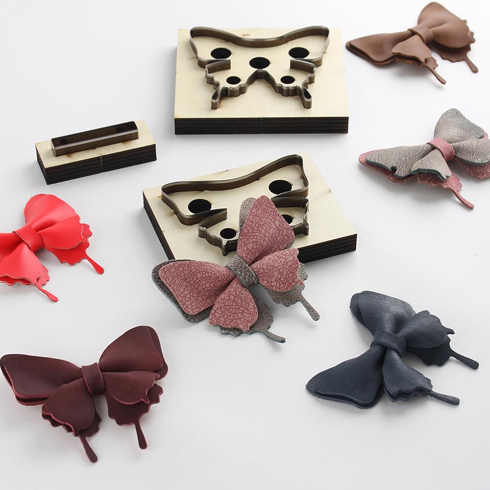 Diy Craft Swallowtail Butterfly Bow Wooden Cutting Die Making Decor Supplies Dies Template Suitable For Common Die-cutting Machi