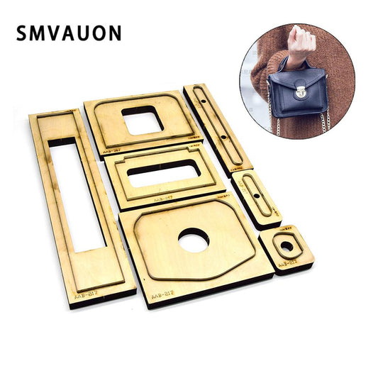 SMVAUON Women's Shoulder Bag Wooden Die-Cutting Die 2021 New Steel Die Coin Wallet Suitable For Die-Cutting Machine