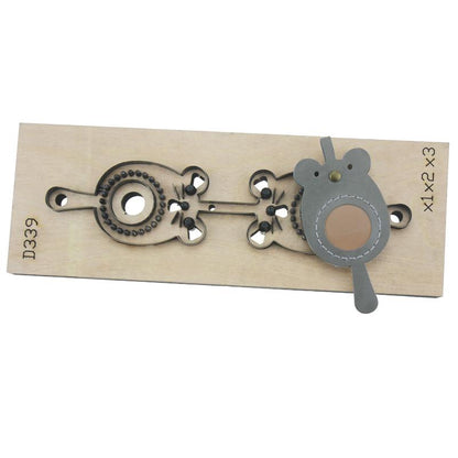 Diy Craft Wooden Mold Cutting Dies Leather Pendant Supplies Template Suitable For Common Die-cutting Machines