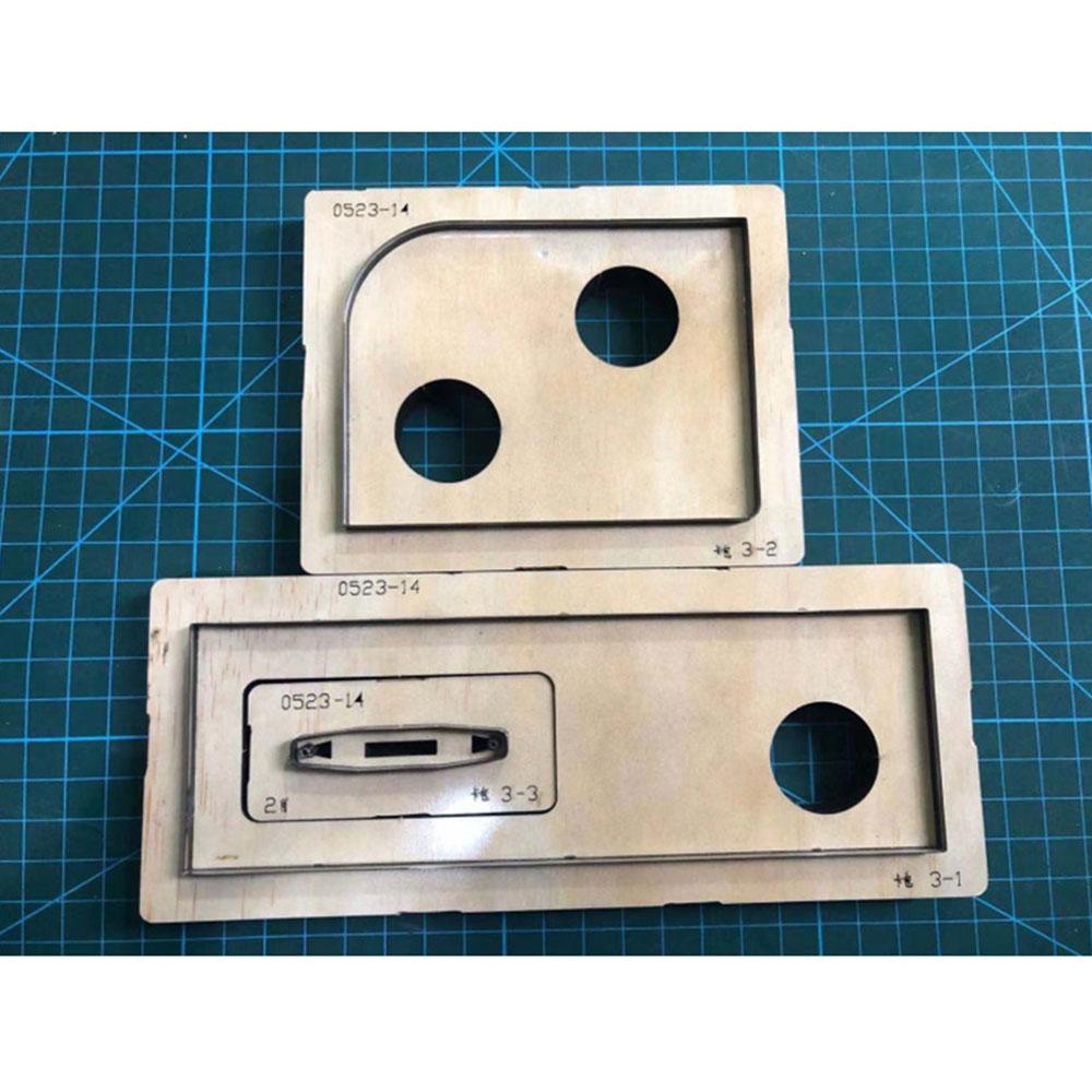 Leather Cardbag Cutting Die Handmade Crafts Dies Template Wood Moulds Suitable For Common Die-Cutting Machines In The Market