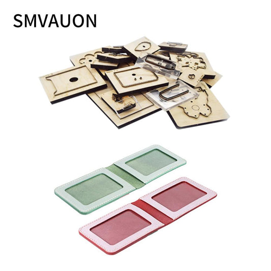 Knife Mould Card Holder Card Bag 2021 Diy New  Cutting Die Fashion Leather Steel Mold Suitable For Leather Die Cutting