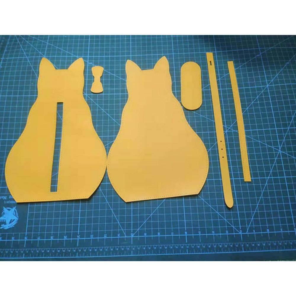 2021 New Wooden Cutting Die DIY Cat Leather Pendant Craft Laser Mold Handmade Dies Template Suitable For Die Cutting Machine