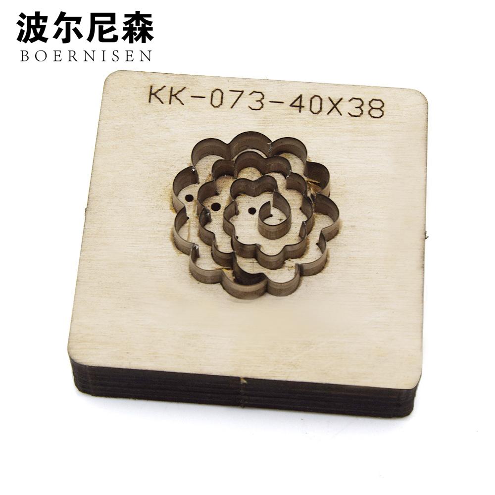 Floral Leather Earring Cutting Die Leather Decorative Earring Template Die Cutting Machine Clicker Die SMVAUON