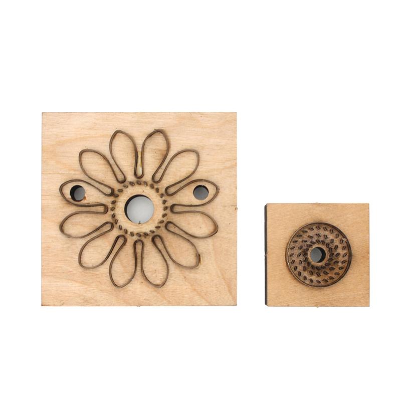 Diy Hand Flower Leather Mold Wooden Cutting Die Making Decor Supplies Dies Template Suitable For Common Die-cutting Machines