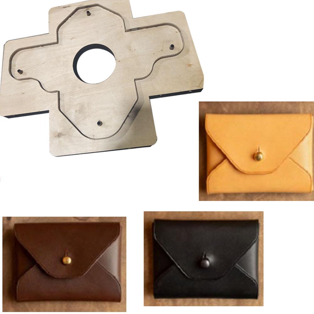 DIY Craft Leather Laser Knife Mold  Handmade Leather Goods Wooden Dies Template Suitable For Die Cutting Machine
