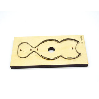 SMVAUON Leather Key Chain Die Cuts For Handmade Key Ring DIY Handmade Decoration Cutting Dies Steel Rule For Coin Purse