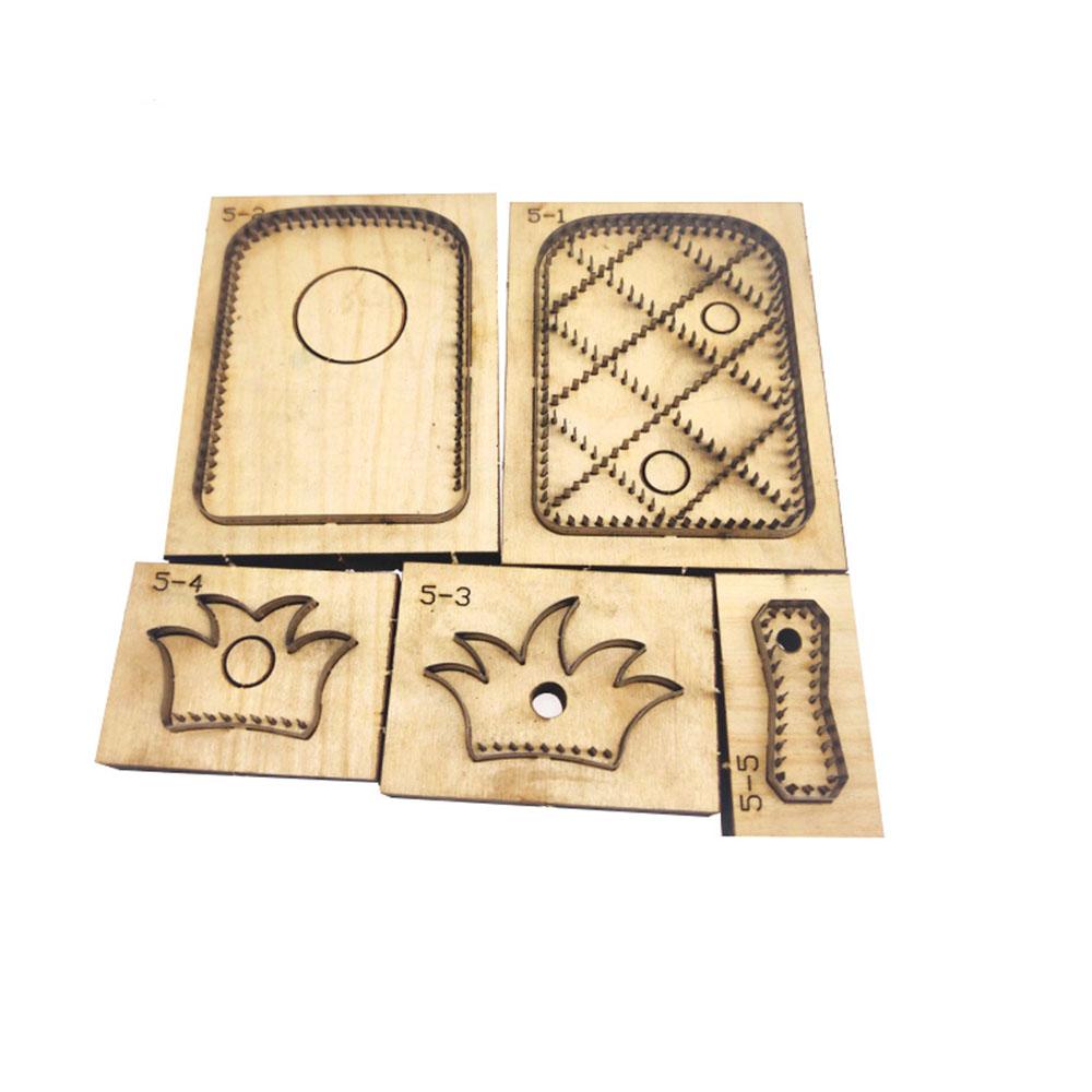 Wood Mold DIY Craft Leather Pineapple Package Laser Knife Mold Handmade Template Suitable For Die Cutting Machine