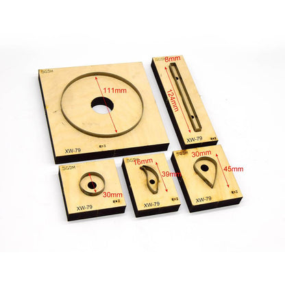 SMVAUON Scrapbooking cutting die Wooden die-cut earphone storage bag coin purse coin purse coin purse Suitable for big shot