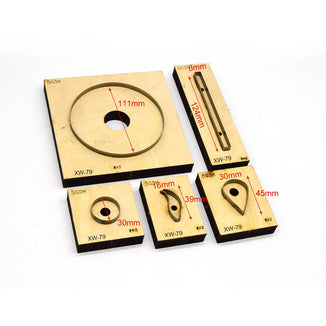 SMVAUON Scrapbooking cutting die Wooden die-cut earphone storage bag coin purse coin purse coin purse Suitable for big shot