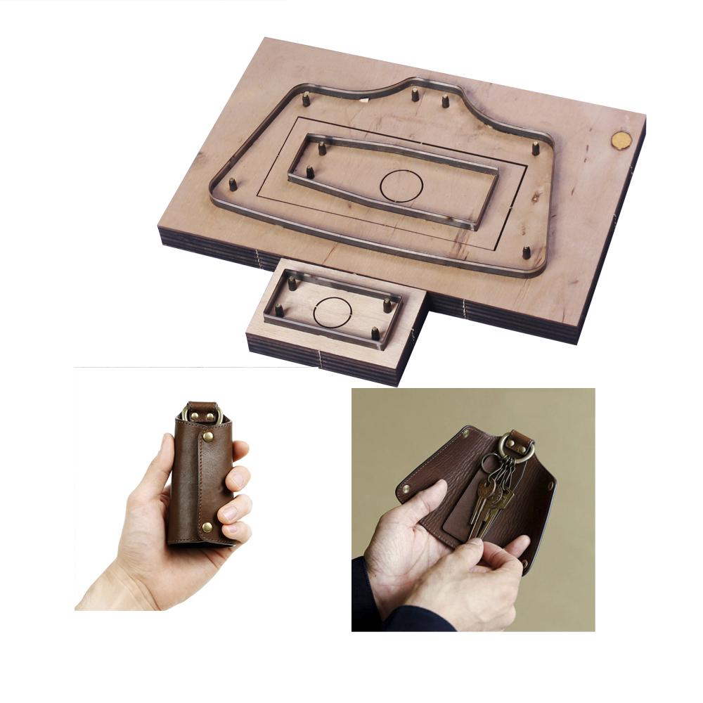 Leather Key Pendant Cut Dies Diy Handmade Japanese steel Wooden Cutting Die Making Decor Supplies Template