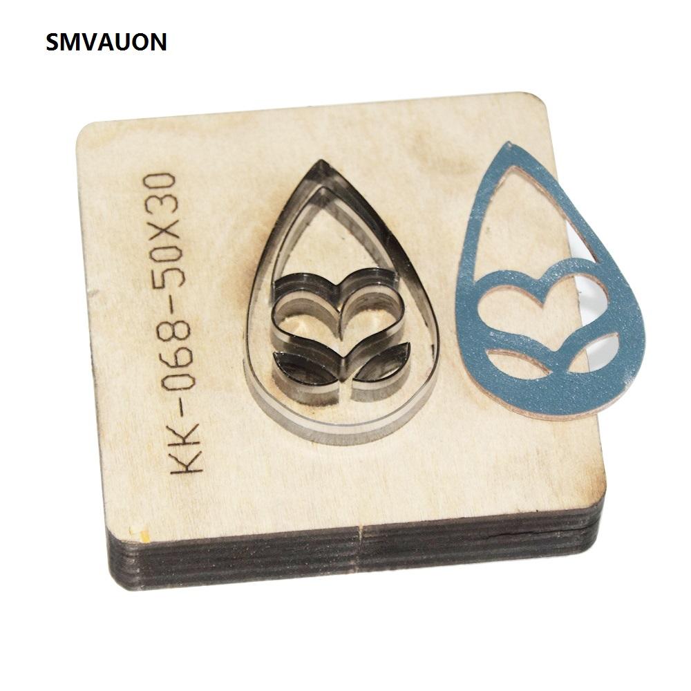 Cutting Mould Water Drop Japanese Steel Knife Leather Earring  Leather Decorative Earring Template Die Cutting Machine