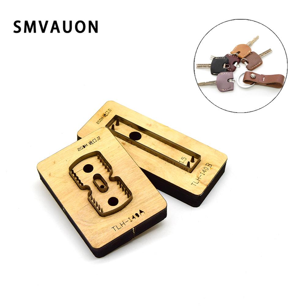 SMVAUON Scrapbooking Cutting Die Key Case Wood Diy Fashion Jewelry Card Bag Steel Mold Leather Suitable For Die-cutting Machines