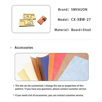 Wood Mold Cutting Die Customized Car Key Bag Ring DIY Keychains Pendant Japanese Knife wood Cutter Mold Leather Hand Punch Tool