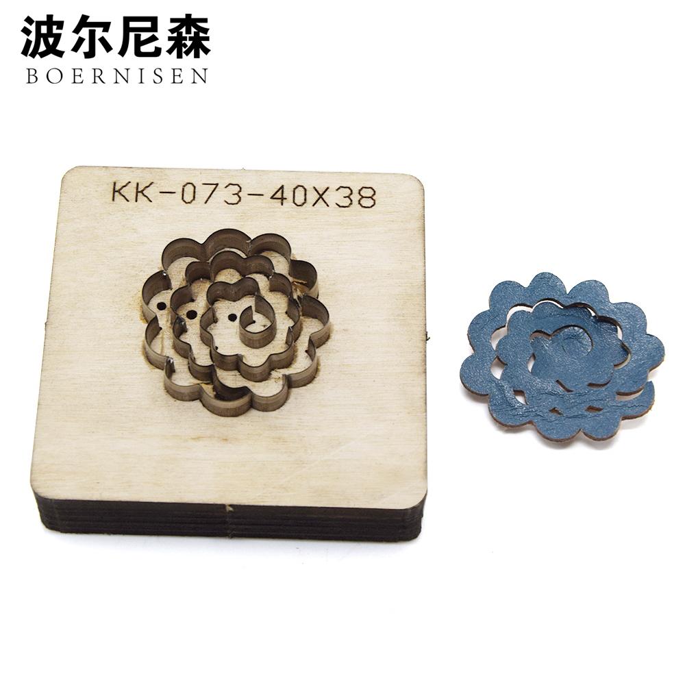 Floral Leather Earring Cutting Die Leather Decorative Earring Template Die Cutting Machine Clicker Die SMVAUON