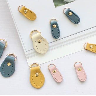 SMVAUON Scrapbooking Cutting Die DIY Leather Zipper Tag Wallet Pull Ring Bag Pull Ring Decoration Suitable For Big Shot Machines