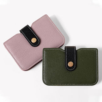 SMVAUON Business Wallet Wood Cutting Dies Diy Handmade Card Pack Bag Stamping Die Clip Straight Leather Wallet
