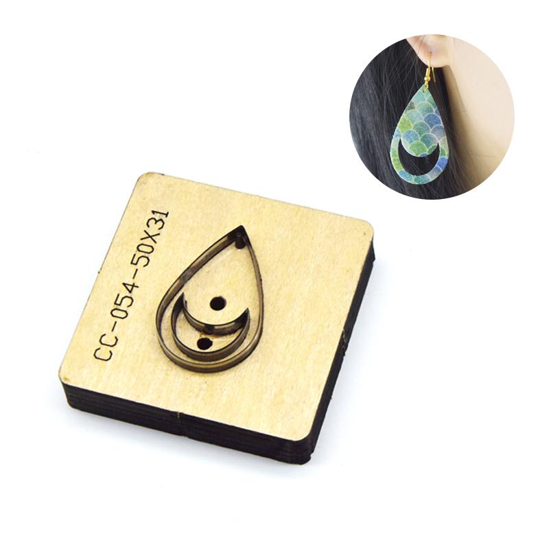 New 2021 For Wood Mold Custom Leather Earring Blade Rule Cutting Die Tool Cutter Multi-pattern DIY Punching Steel Rule Die