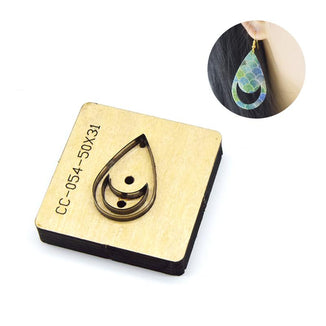 New 2021 For Wood Mold Custom Leather Earring Blade Rule Cutting Die Tool Cutter Multi-pattern DIY Punching Steel Rule Die