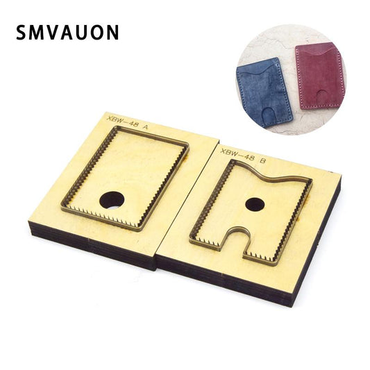 SMVAUON Credit Card holder coin purse Customized leather cutting die handicraft tool punch cutter mold DIY paper wallet cut die