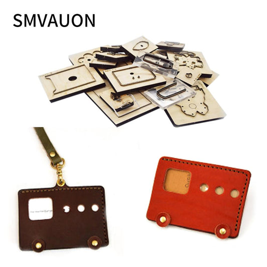 Wood Mold For Card Package Diy Leather Handmade Cartoon Car Badge Cutting Die Cute For Package