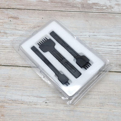Diy Leather Tool Alloy Steel Row Punch Leather Punch Round Punch 4/5/6 Set Diamond Cut Punch Hand Stitch Threading Punch