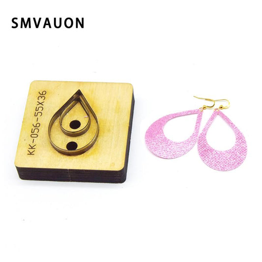 SMVAUON Leather Earring Cutting Die  Paper Art Leather Decoration Tool For Die Cutting Machine DIY Handicraft Cutter