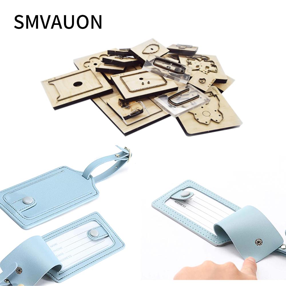 SMVAUON Wood Die Cutting DIY Mold For Card Packae Laser Removable Cutting Dies New Die cut Leather Tools Wood Die