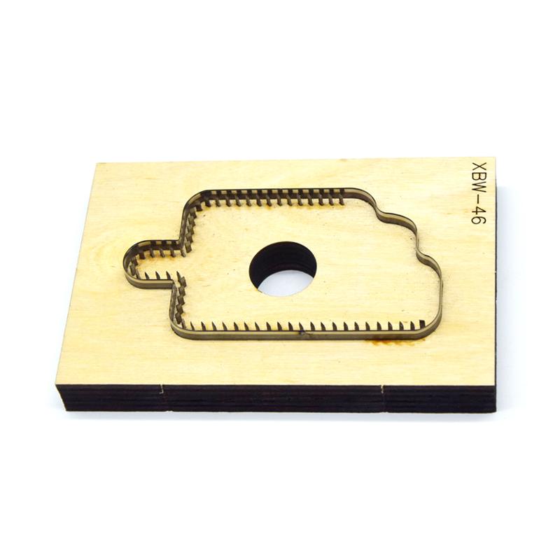 SMVAUON DIY Credit Card Holder Coin Purse Ice Cream Leather Cutting Die Handicraft Tool Punch Cutter Mold Wallet Laser Cut Die