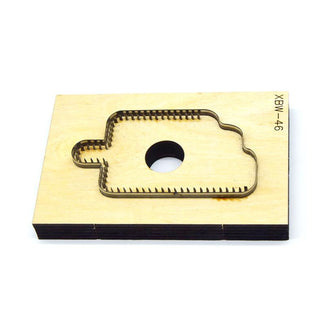 SMVAUON DIY Credit Card Holder Coin Purse Ice Cream Leather Cutting Die Handicraft Tool Punch Cutter Mold Wallet Laser Cut Die