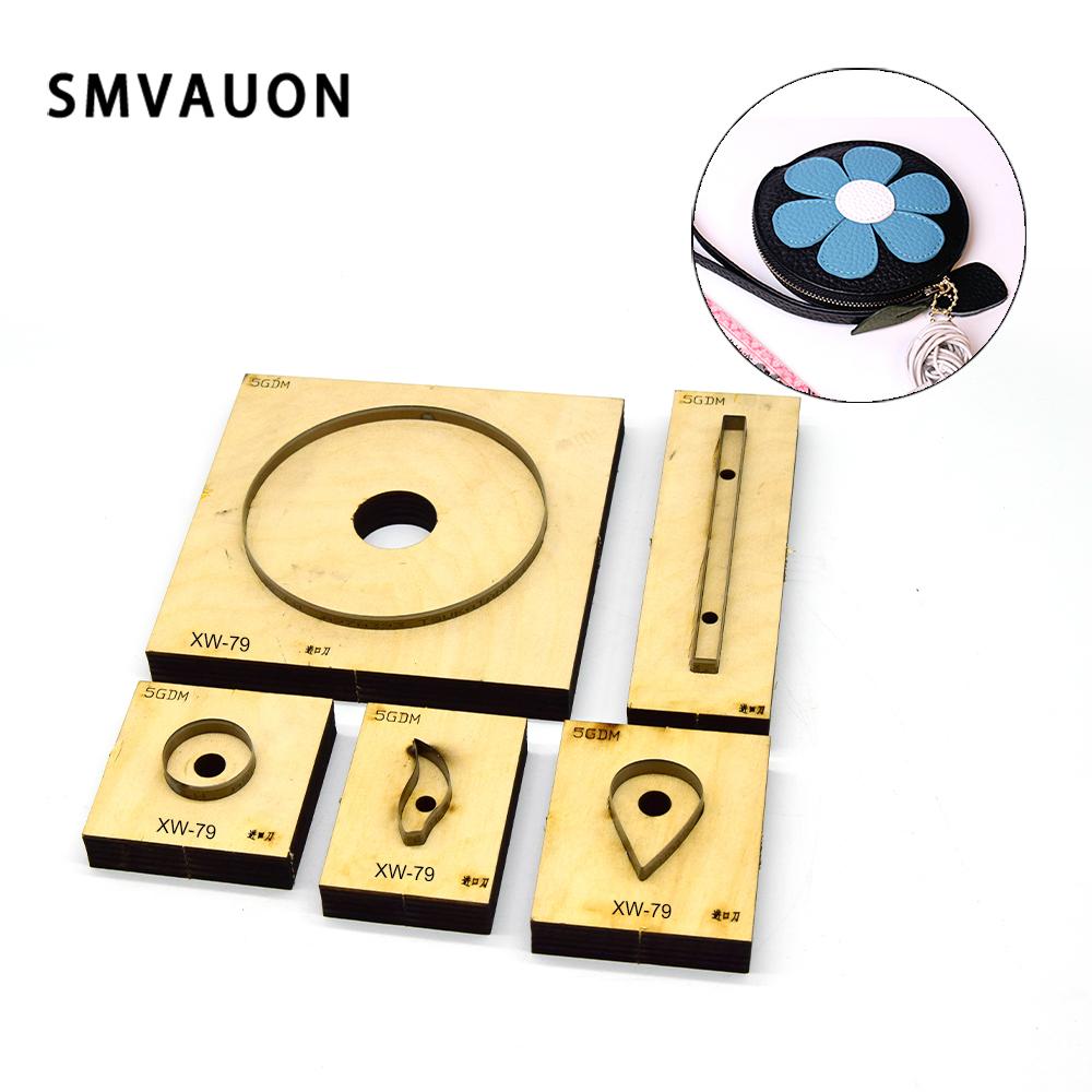 SMVAUON Scrapbooking cutting die Wooden die-cut earphone storage bag coin purse coin purse coin purse Suitable for big shot