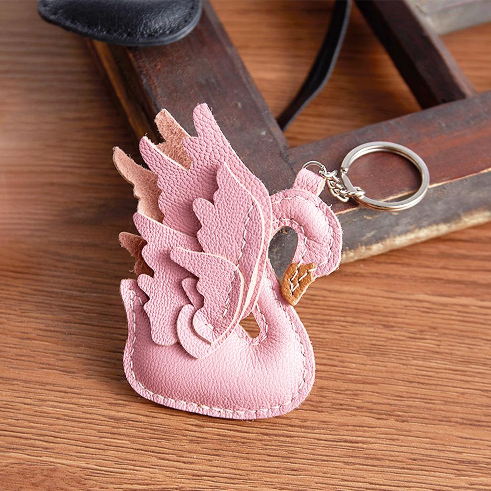 New Swan Pendant DIY Handcraft Wooden Cutting Dies Decoration Non-woven Leather Mold Suitable For Die Cutting Machine