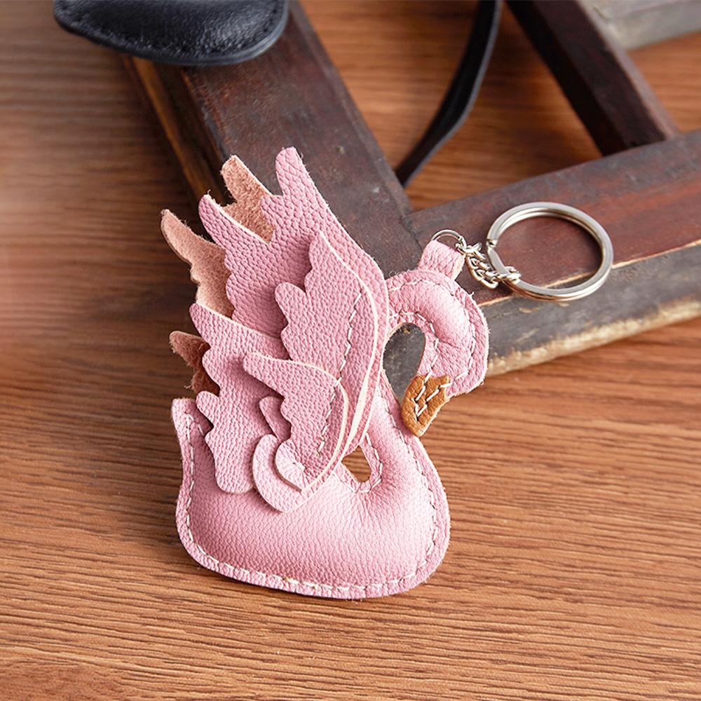 New Swan Pendant DIY Handcraft Wooden Cutting Dies Decoration Non-woven Leather Mold Suitable For Die Cutting Machine