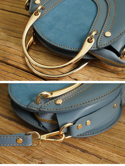 Christmas gift handmade DIY material bag handmade rivet small round bag