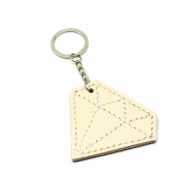 SMVAUON Leather Cutting Die Diamond Shape Key Ring DIY Key Case Fun Pendant Leather Cutter Mold Knife Mould Hand Punch Tool