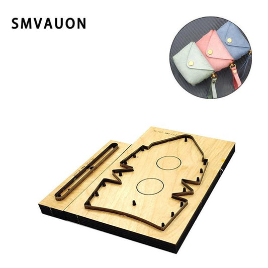 Smvauon Diy Wooden Die Making Decoration Craft Coin Purse Handmade Multifunction Creative Handicraft For Cutting Die Machines